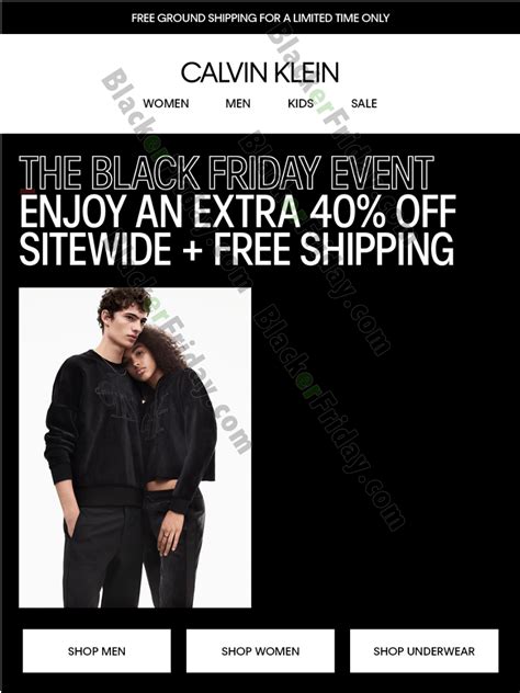 calvin klein black friday online